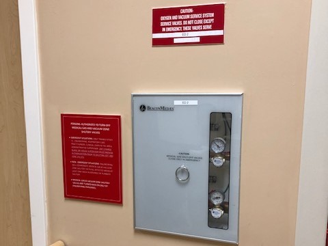 Providence – St. John’s Health Center – Medical Gas Alarm Panel